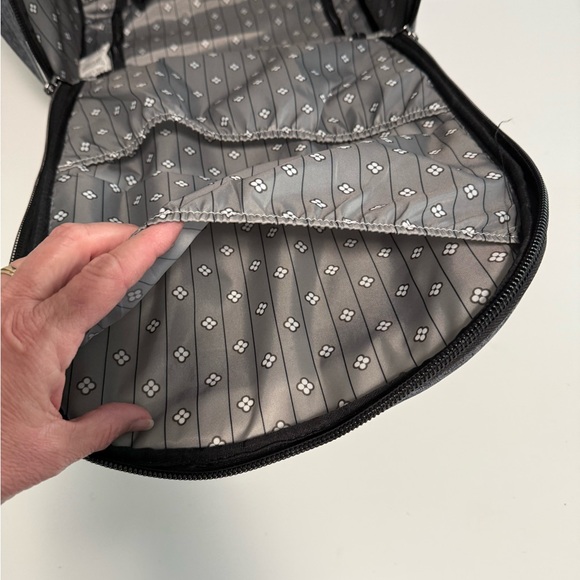 Lug Gray Quilted Carry On Travel Bag with Wheels - Picture 6 of 12